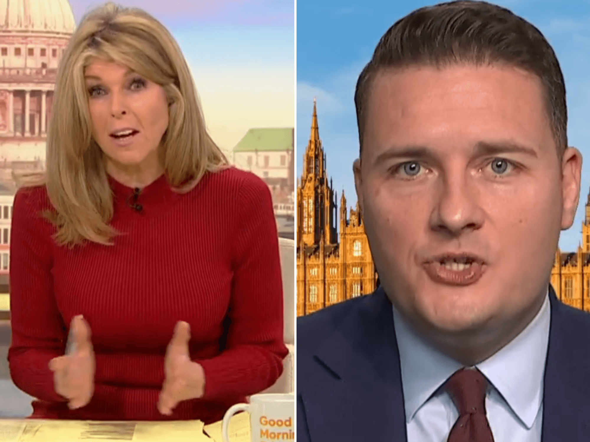 Kate Garraway sparks ITV GMB fury as she abruptly ends Wes Streeting interview for 'shameful' rea...