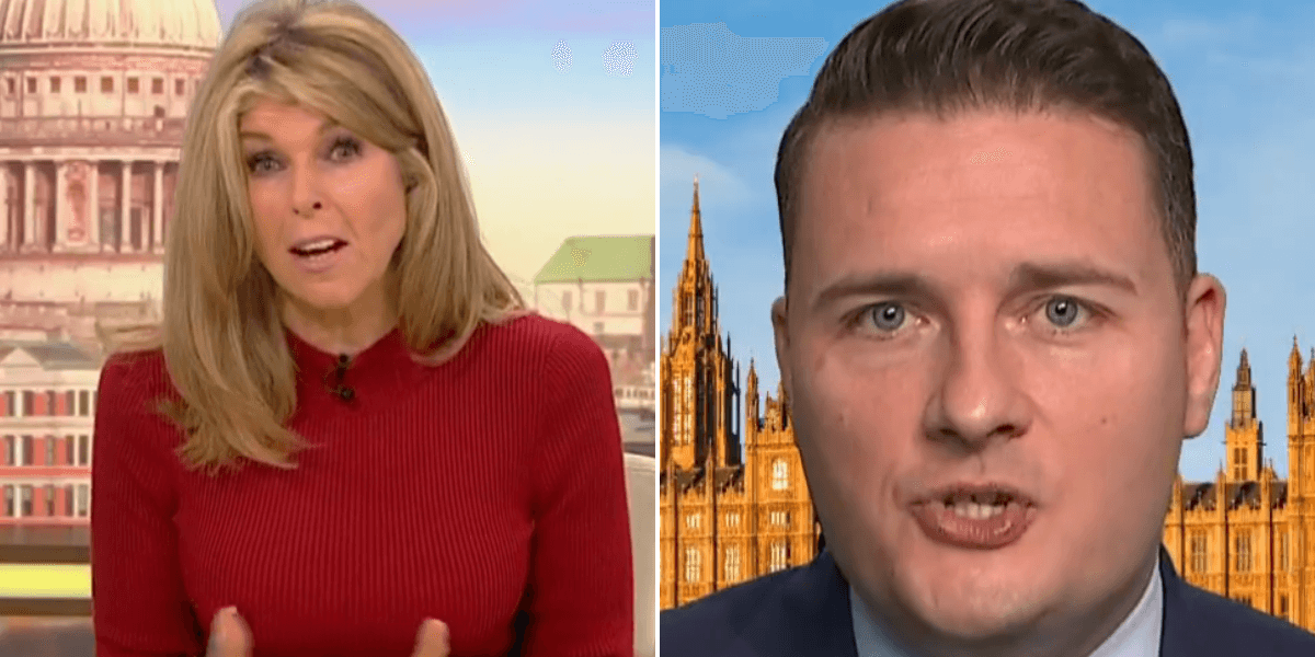 Kate Garraway sparks ITV GMB fury as she abruptly ends Wes Streeting interview for 'shameful' reason: 'Sunk to a new low!' Kate Garraway sparks ITV GMB fury as she abruptly ends Wes Streeting interview for 'shameful' reason: 'Sunk to a new low!'