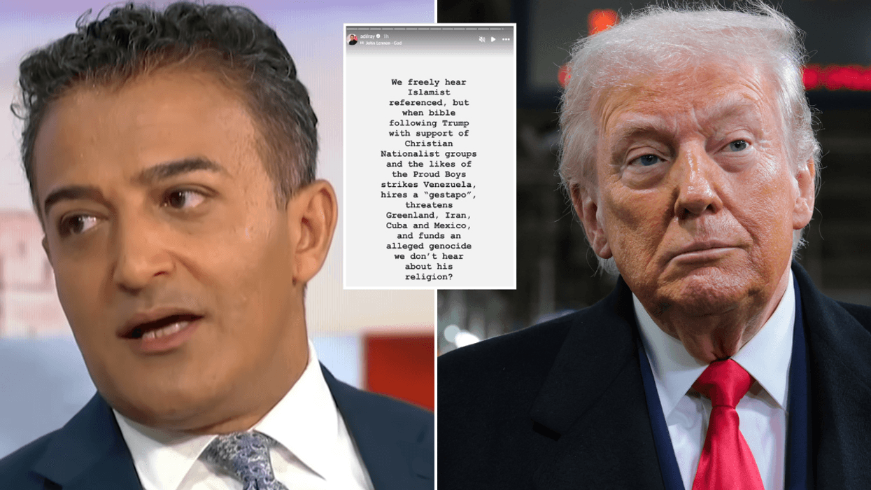 Adil Ray launches bizarre Christianity rant as ITV GMB star fumes 'why don't we hear about Trump's religion?'