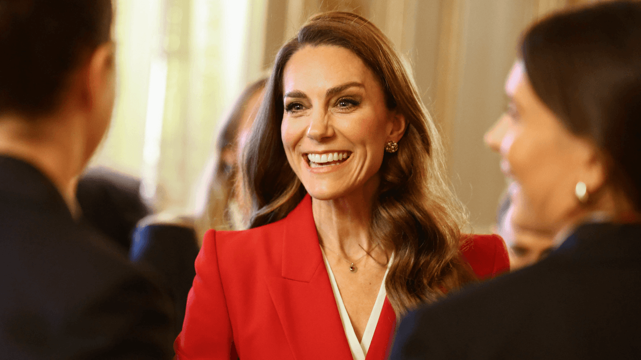 Princess Kate dazzles in red as she celebrates England's success at special ceremony