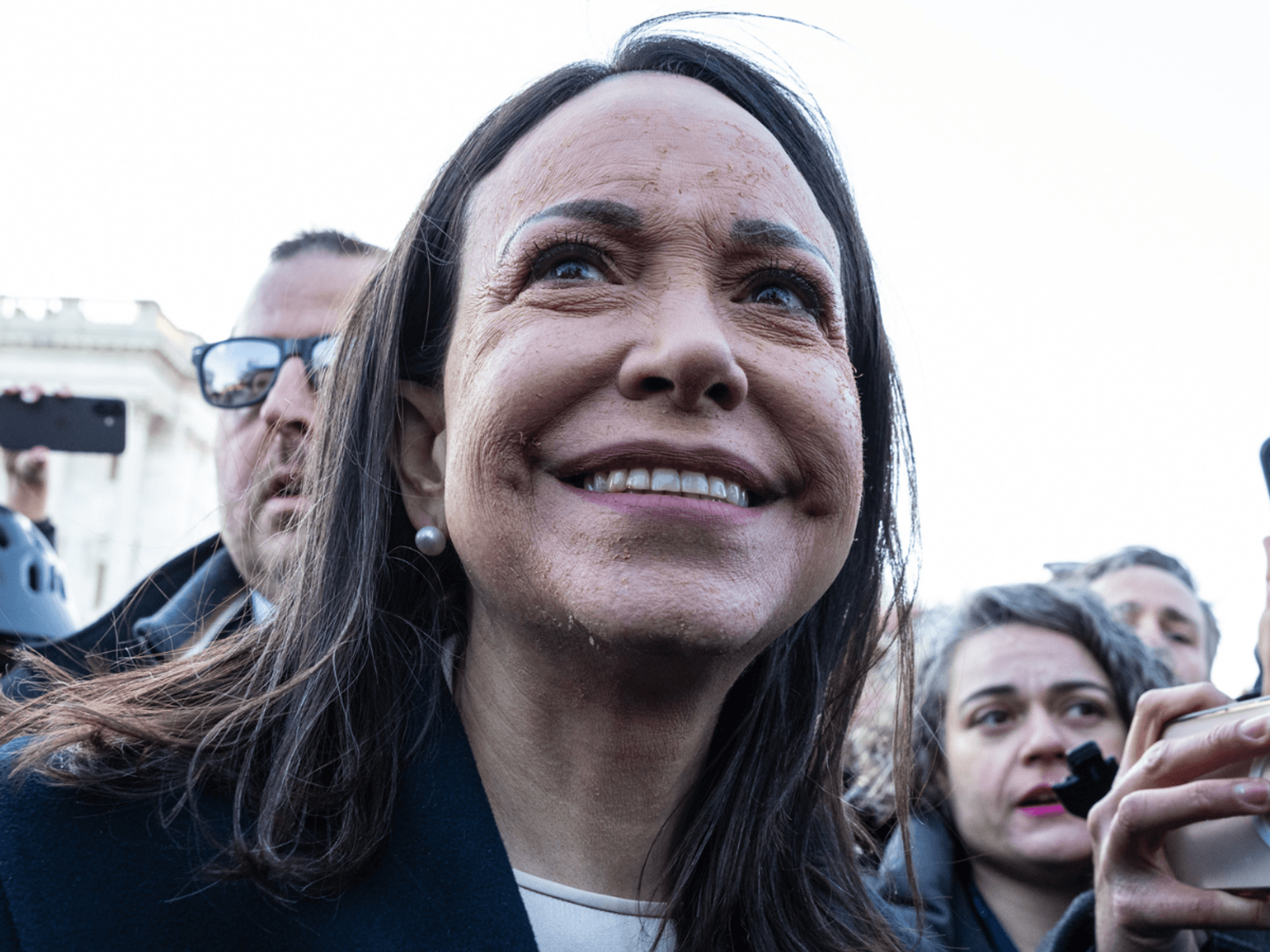 Venezuelan Nobel Peace Prize winner gives her medal to Donald Trump