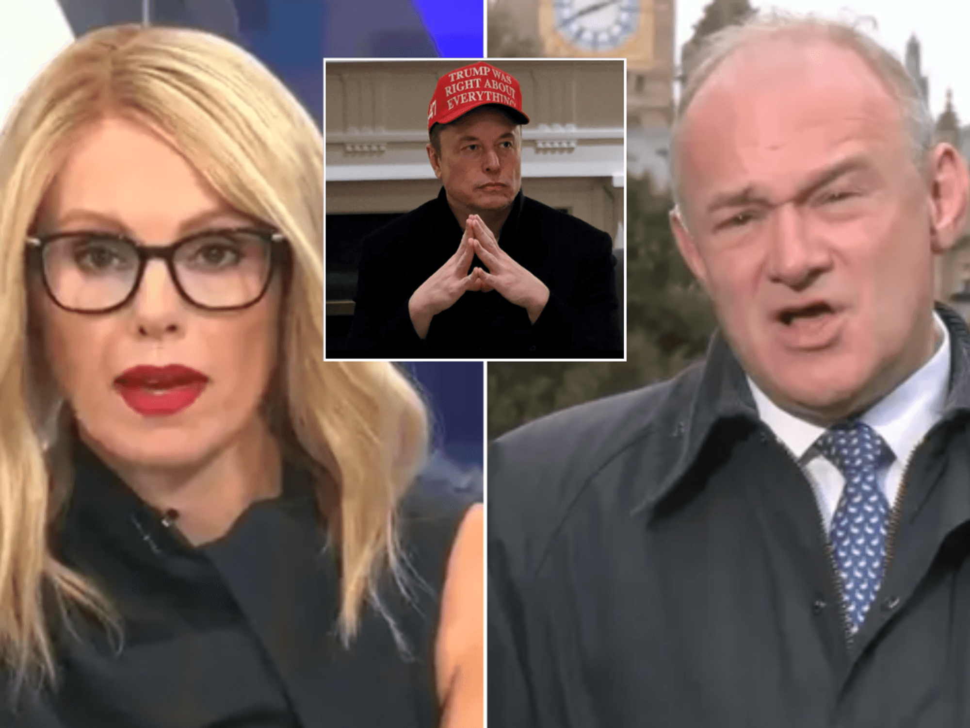 Michelle Dewberry lets rip on Ed Davey after Lib Dem leader's 'ridiculous' Elon Musk attack amid ...
