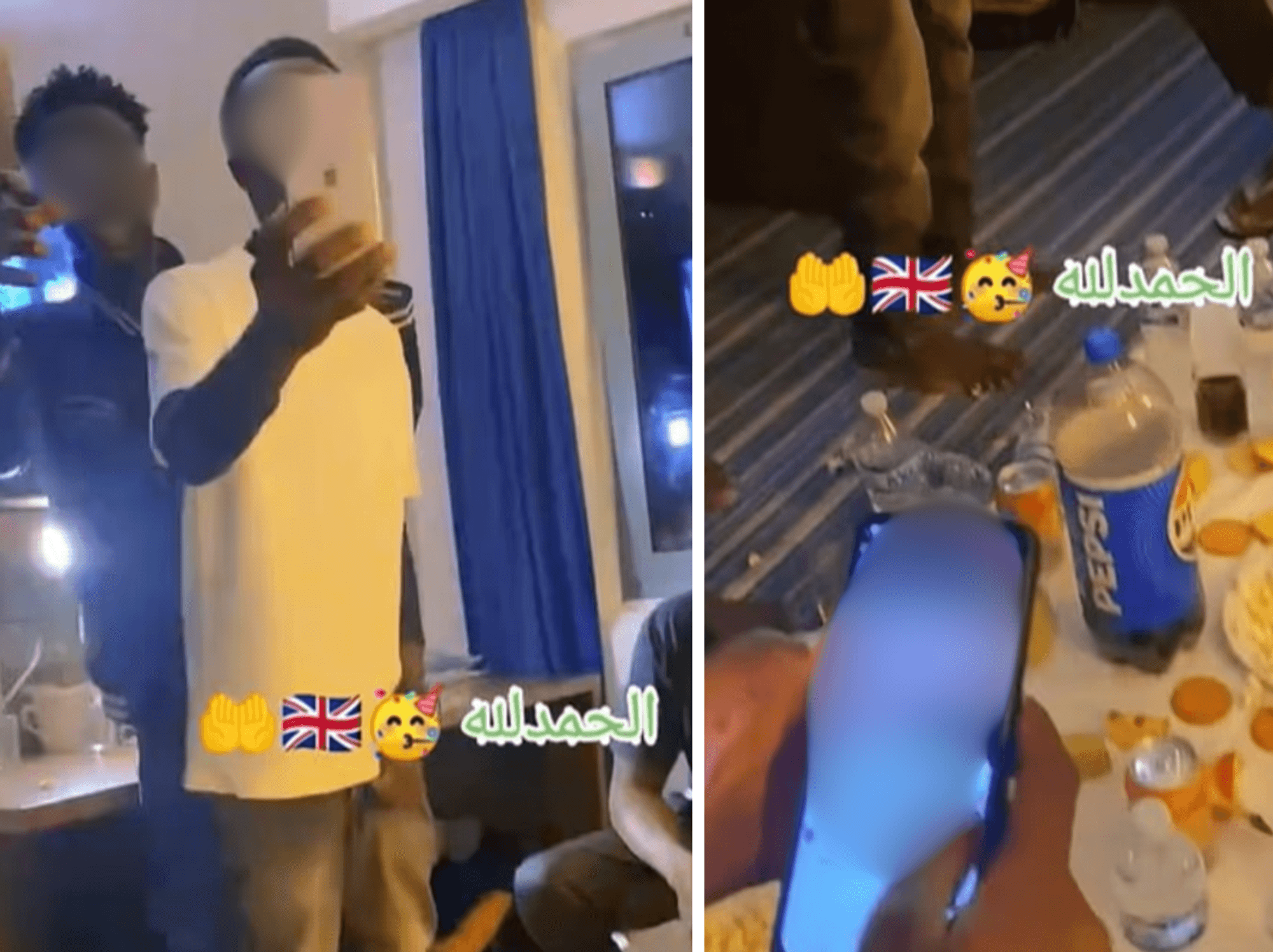 Migrants ‘party in taxpayer-funded hotel room’ after making it to UK in new TikTok video
