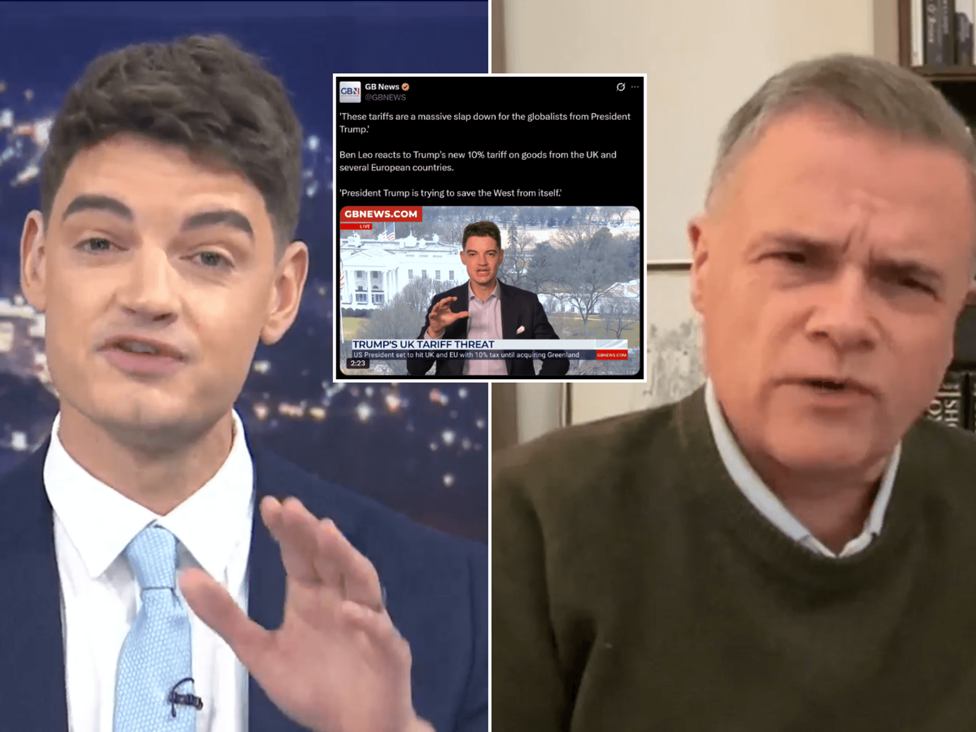 Extraordinary row erupts on GB News as guest demands channel be SHUT DOWN - and brands Ben Leo 'u...