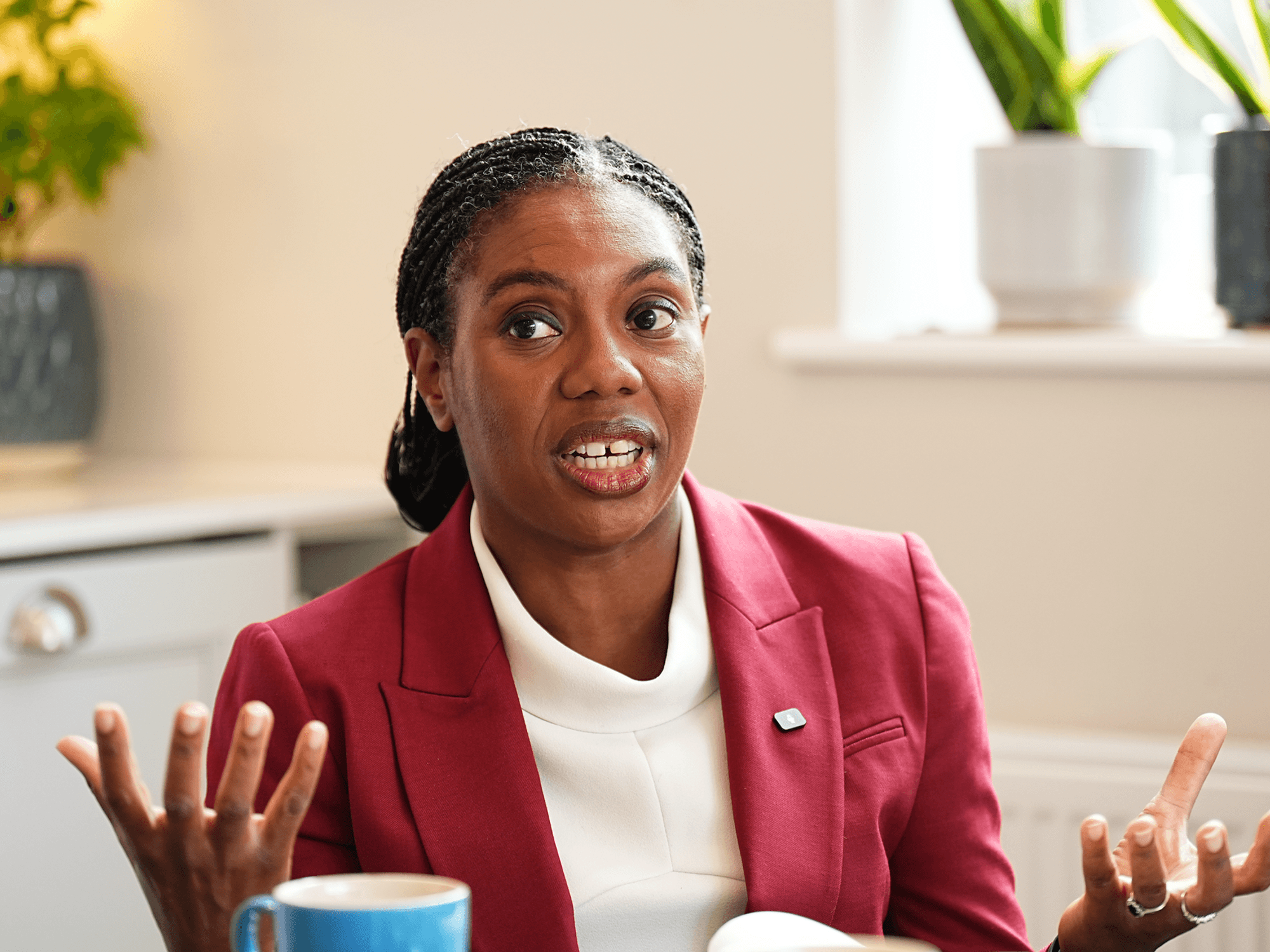 Kemi Badenoch calls mass meeting of Tory MPs later losing two in four days to Reform UK and vows ...