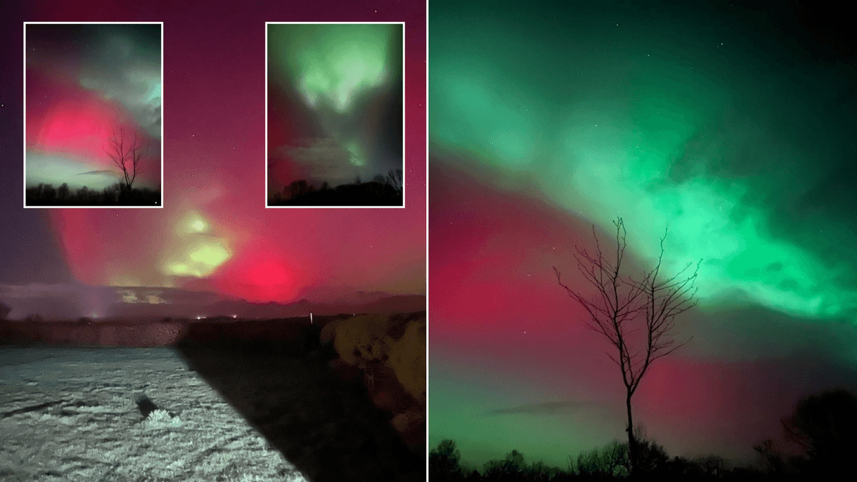 Northern Lights seen as far south as Cornwall with Britons treated to spectacular display