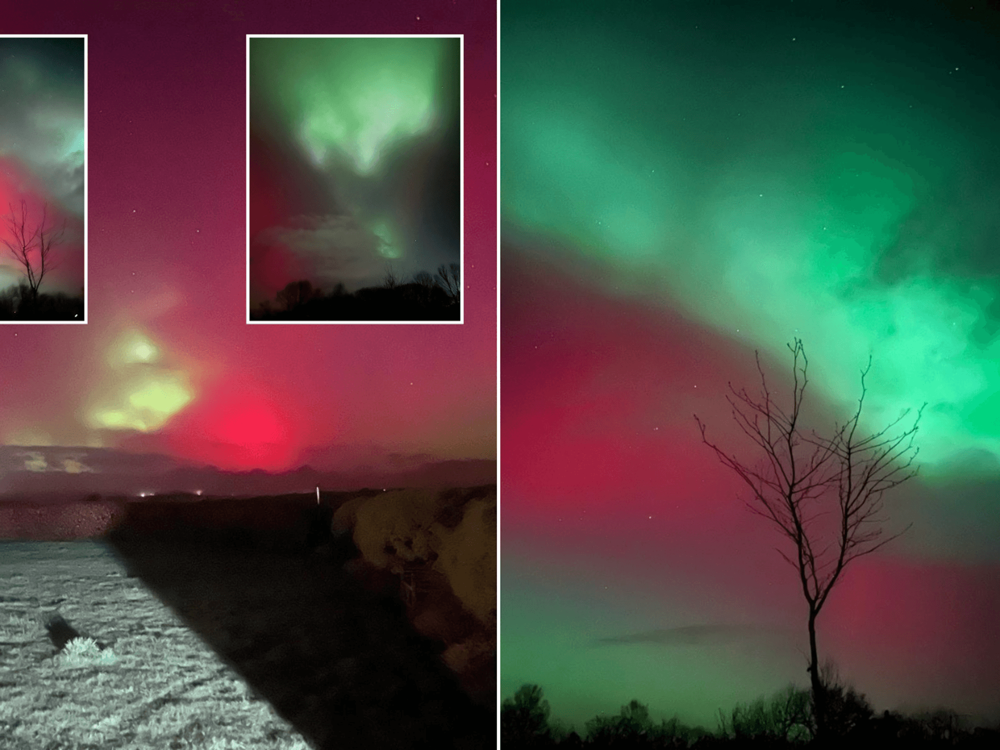 Northern Lights seen as far south as Cornwall with Britons treated to spectacular display