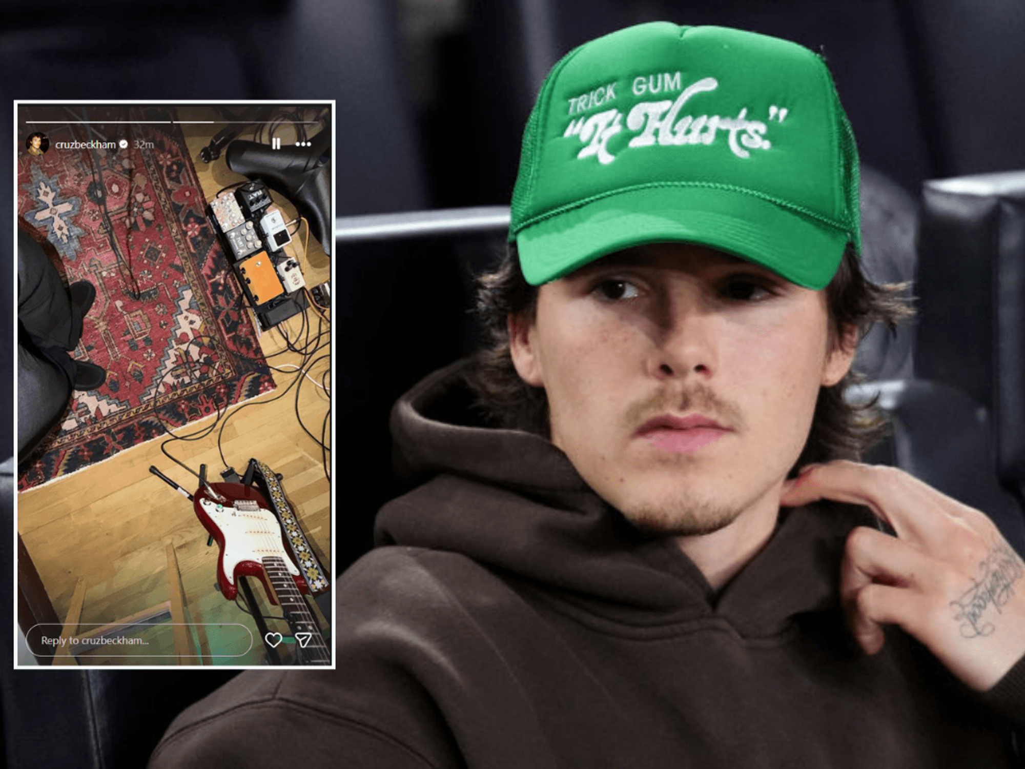 Cruz Beckham sends clear message as he breaks cover after Brooklyn statement