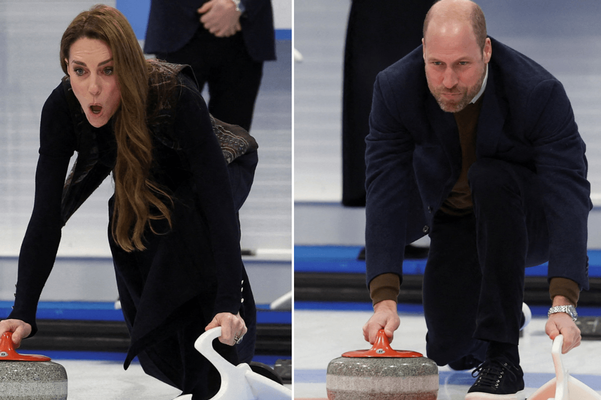 Princess Kate slips before outplaying Prince William in curling showdown amid Scotland visit