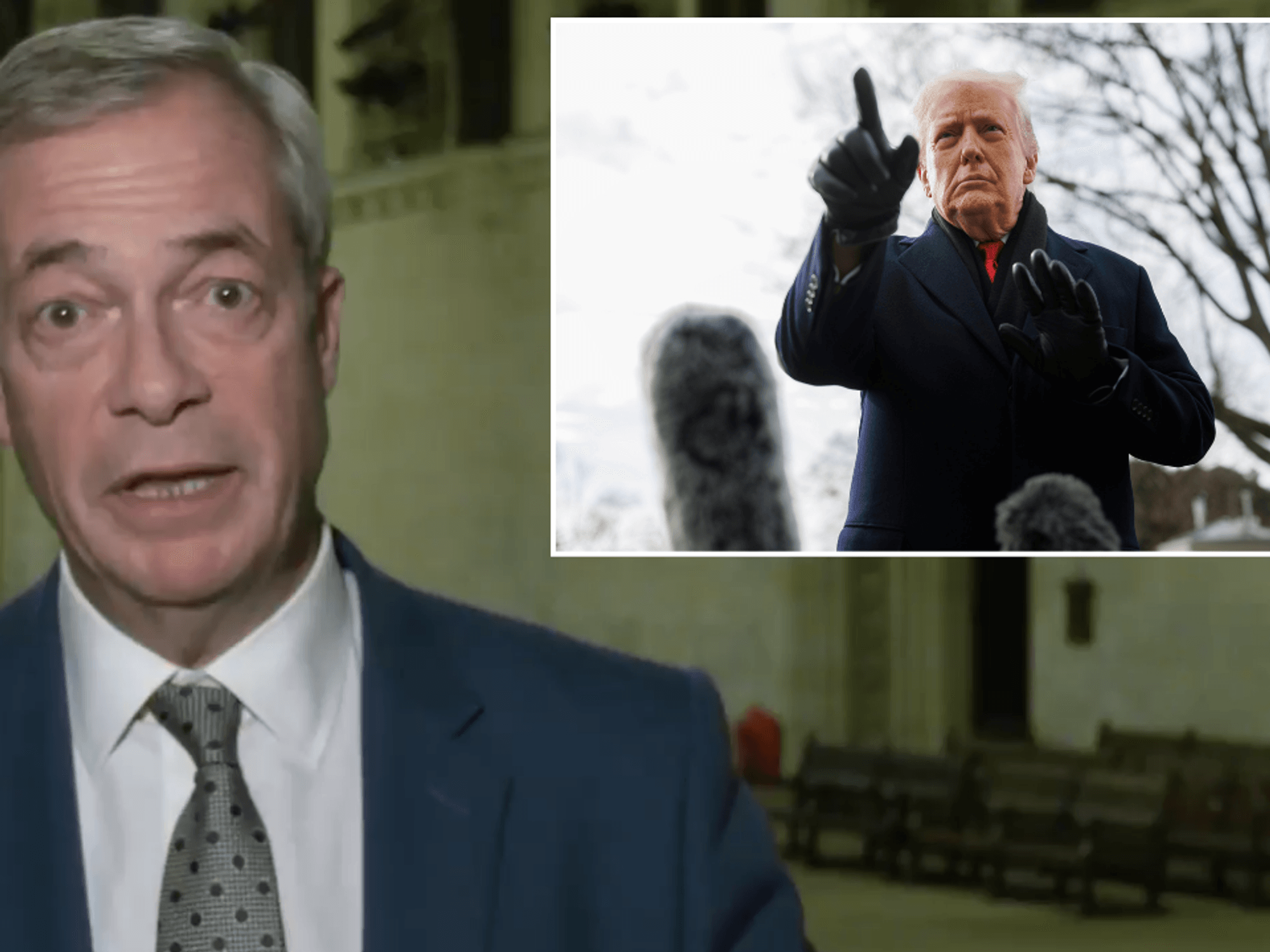 Nigel Farage praises GB News’s ‘very influential role’ in Donald Trump’s Chagos outburst as US Pr...