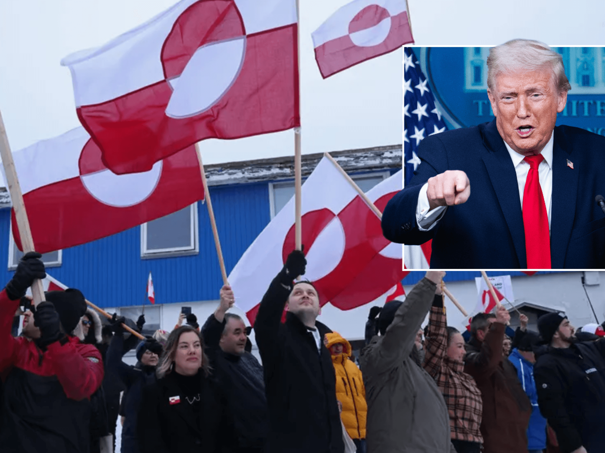 'We MUST be prepared' - Greenland urges citizens to stockpile food in preparation for WAR as PM m...