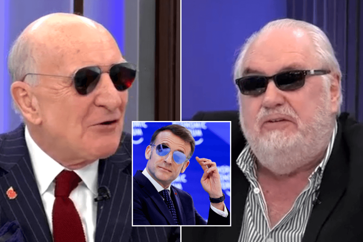 WATCH: GB News guests don sunglasses Macron-style in tribute to French President