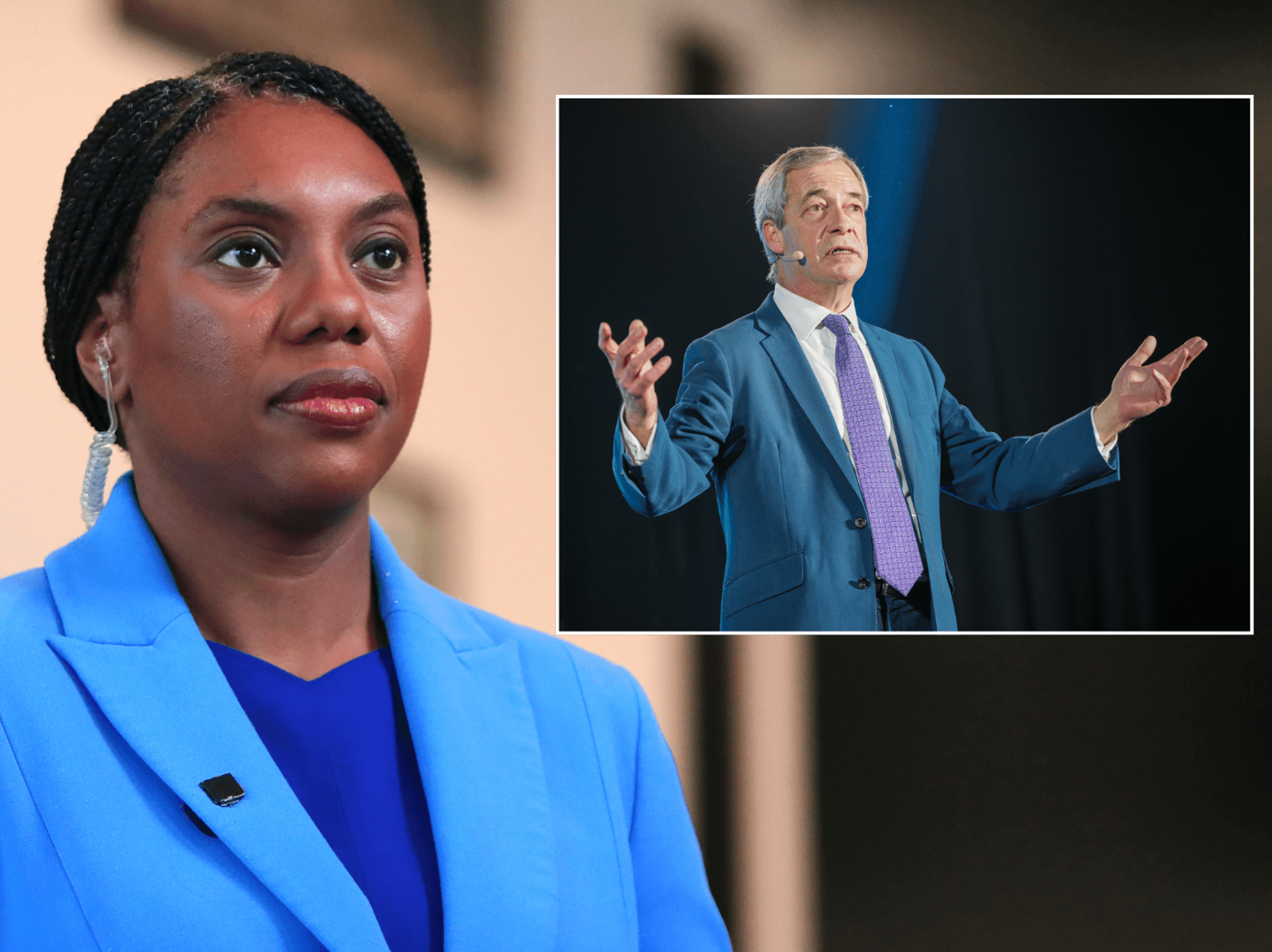 Kemi Badenoch lashes out at 'negative' Reform UK as Tory leader holds 'emergency meeting' to halt...