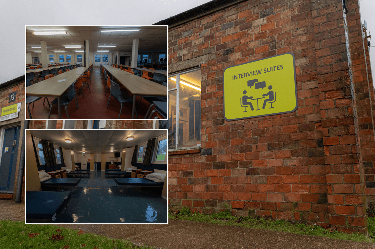 First migrants bussed into army camp in dead of night despite furious local protests