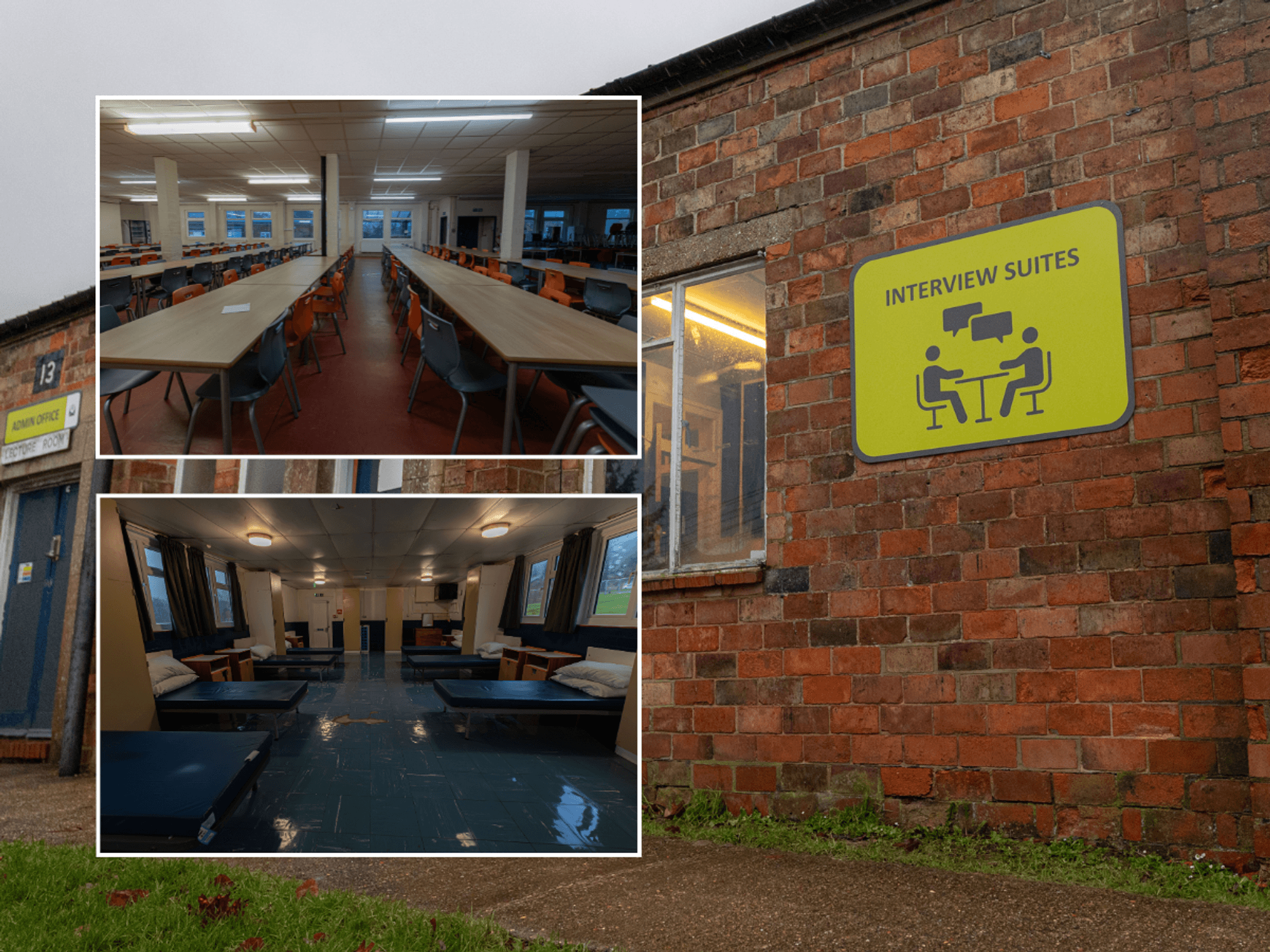 First migrants bussed into army camp in dead of night despite furious local protests