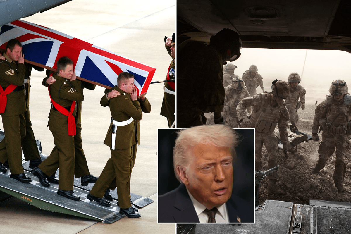 British veterans left furious after Donald Trump claims Nato troops 'stayed off the front lines' in Afghanistan
