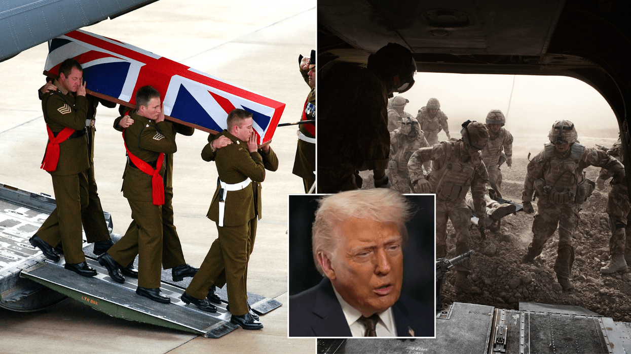 British veterans left furious after Donald Trump claims Nato troops 'stayed off the front lines' in Afghanistan