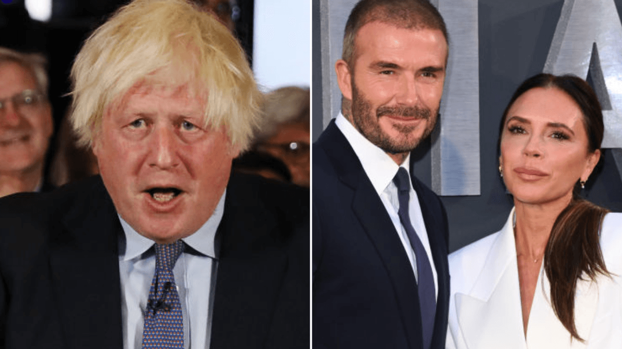 Boris Johnson drops Beckham family bombshell as he wades into feud and sides with David and Victoria