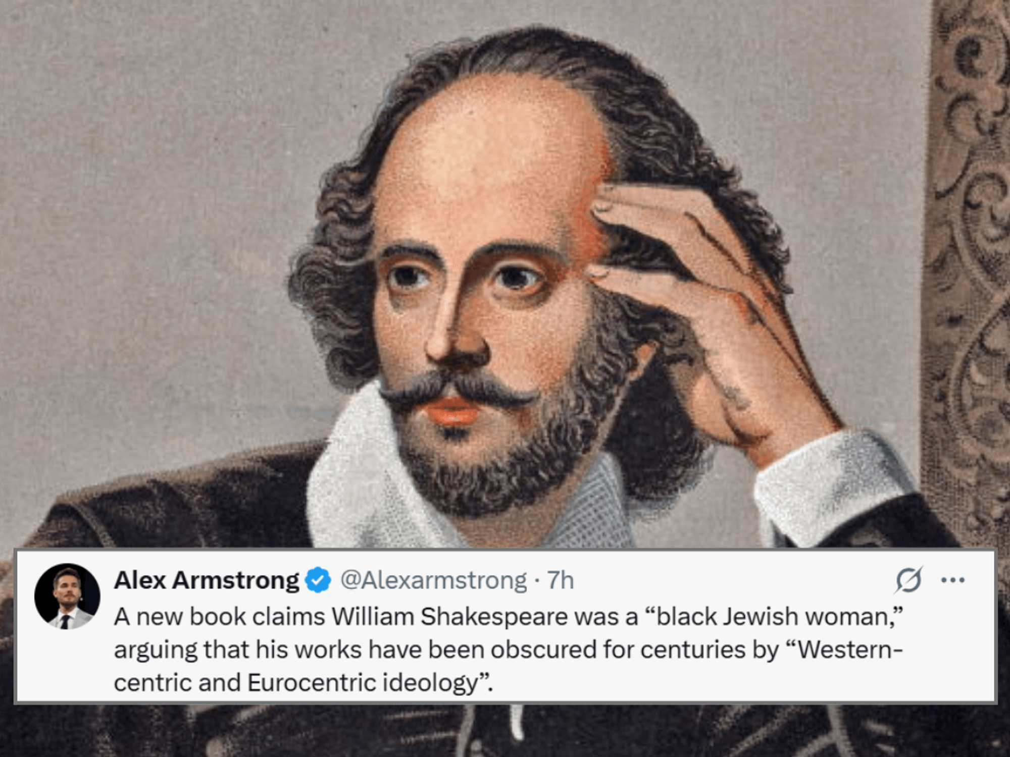 'God give me strength!' Alex Armstrong rips apart claims Shakespeare was actually a ‘black Jewish...