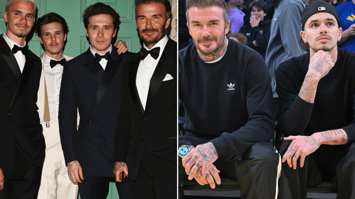 David Beckham jokingly taunts son Romeo with public message as he puts on united family front amid Brooklyn saga
