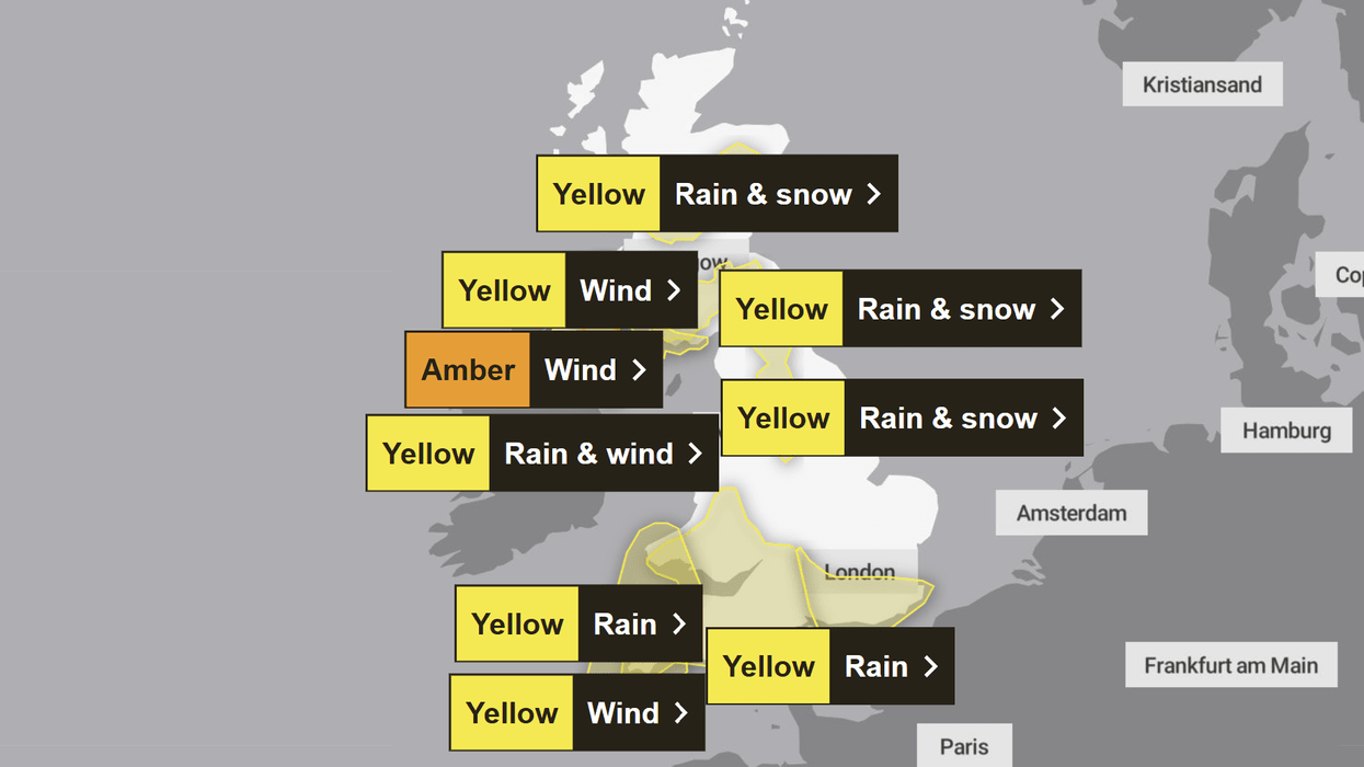 Storm Chandra set to hit Britain is just hours as Met Office issues nine urgent warnings