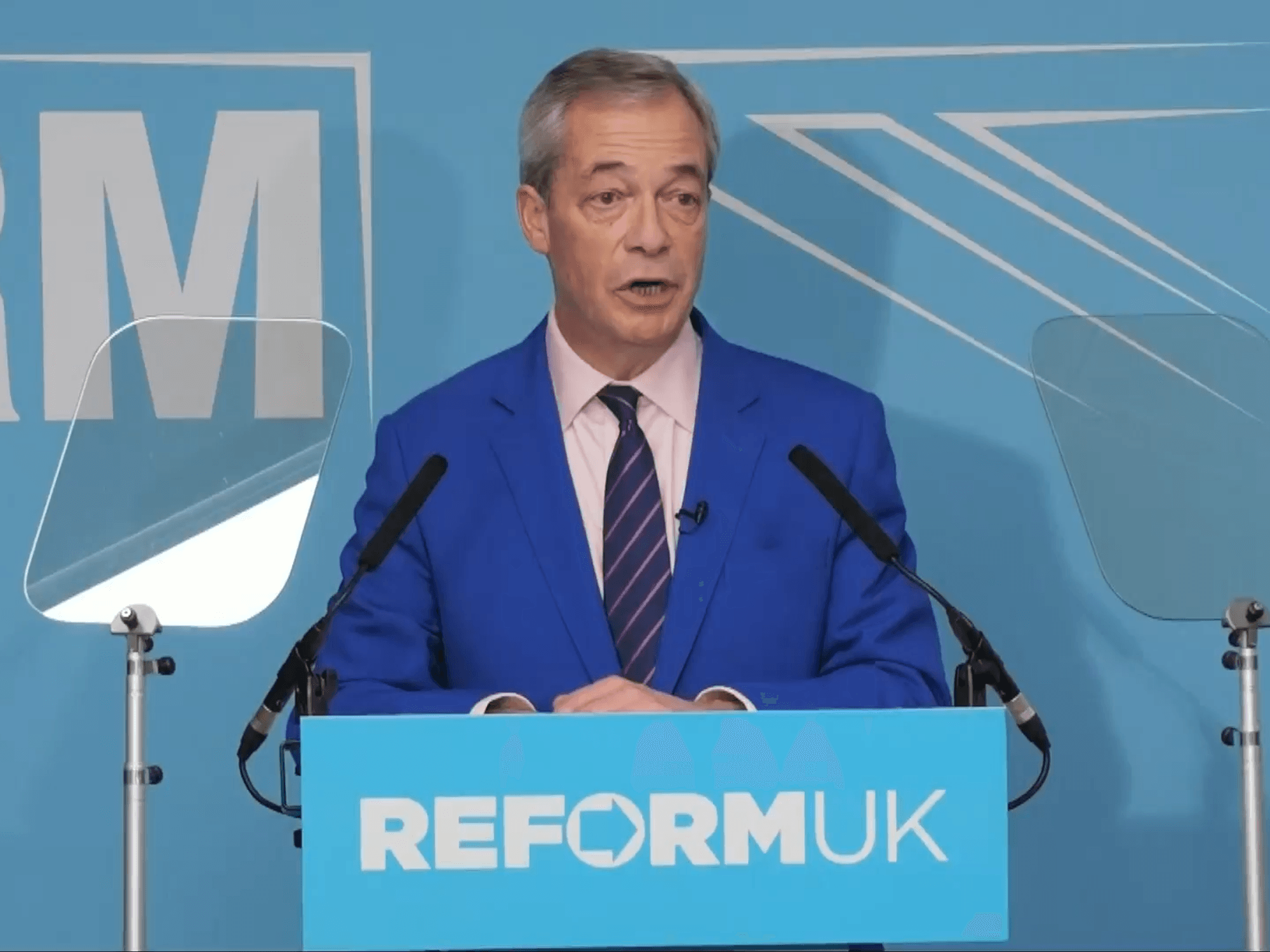 Politics LIVE: Nigel Farage brands Tories ‘abusive’ over response to Suella Braverman defection