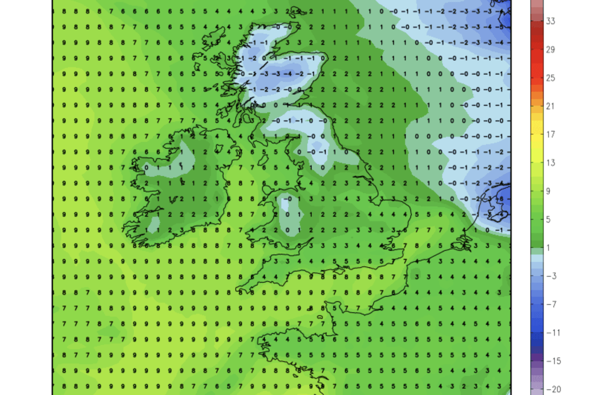 UK weather: Parts of Britain brace for heavy snow as temperatures set to plummet to below freezing