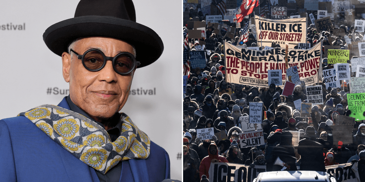 Breaking Bad star Giancarlo Esposito sparks fury as he calls for ‘revolution’ against ‘rich, old, white men’ amid Ice controversy Breaking Bad star Giancarlo Esposito sparks fury as he calls for ‘revolution’ against ‘rich, old, white men’ amid Ice controversy