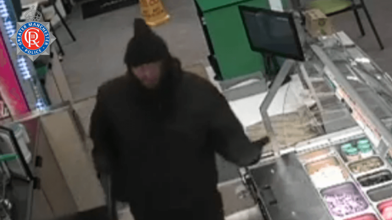 CCTV captures moment ‘gunman’ bursts into Subway and threatens staff before fleeing