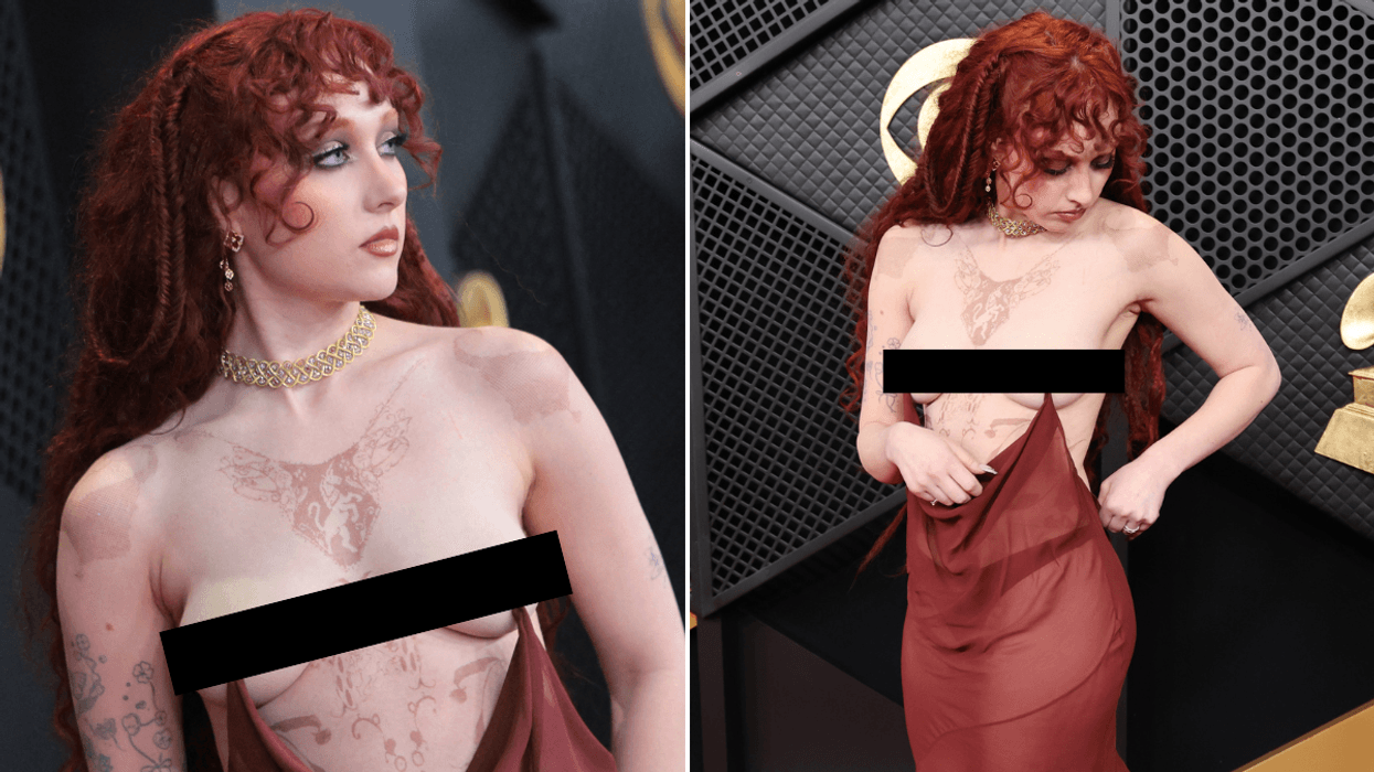 Chappell Roan sparks Grammys outrage as viewers blast 'inappropriate' topless dress: 'Put some clothes on!'