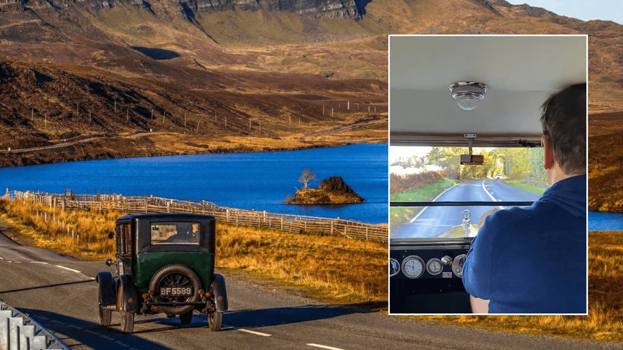 Farmer at heart of charity push that saw vintage car drive across Britain raising money for MND awareness