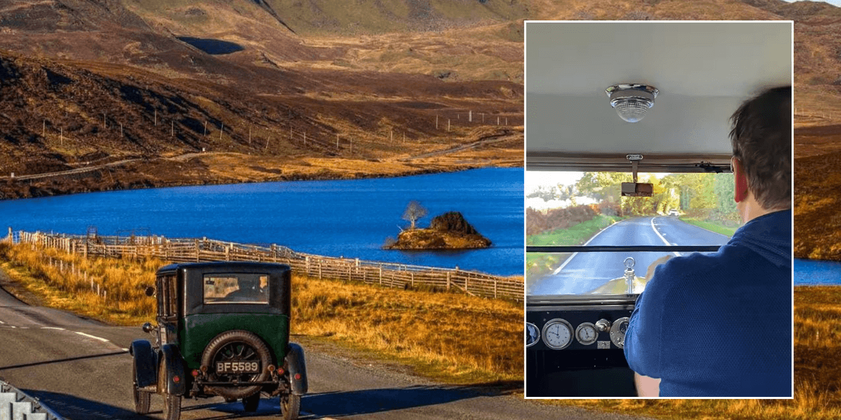 Farmer at heart of charity drive that saw vintage car drive across Britain for MND awareness Farmer at heart of charity drive that saw vintage car drive across Britain for MND awareness