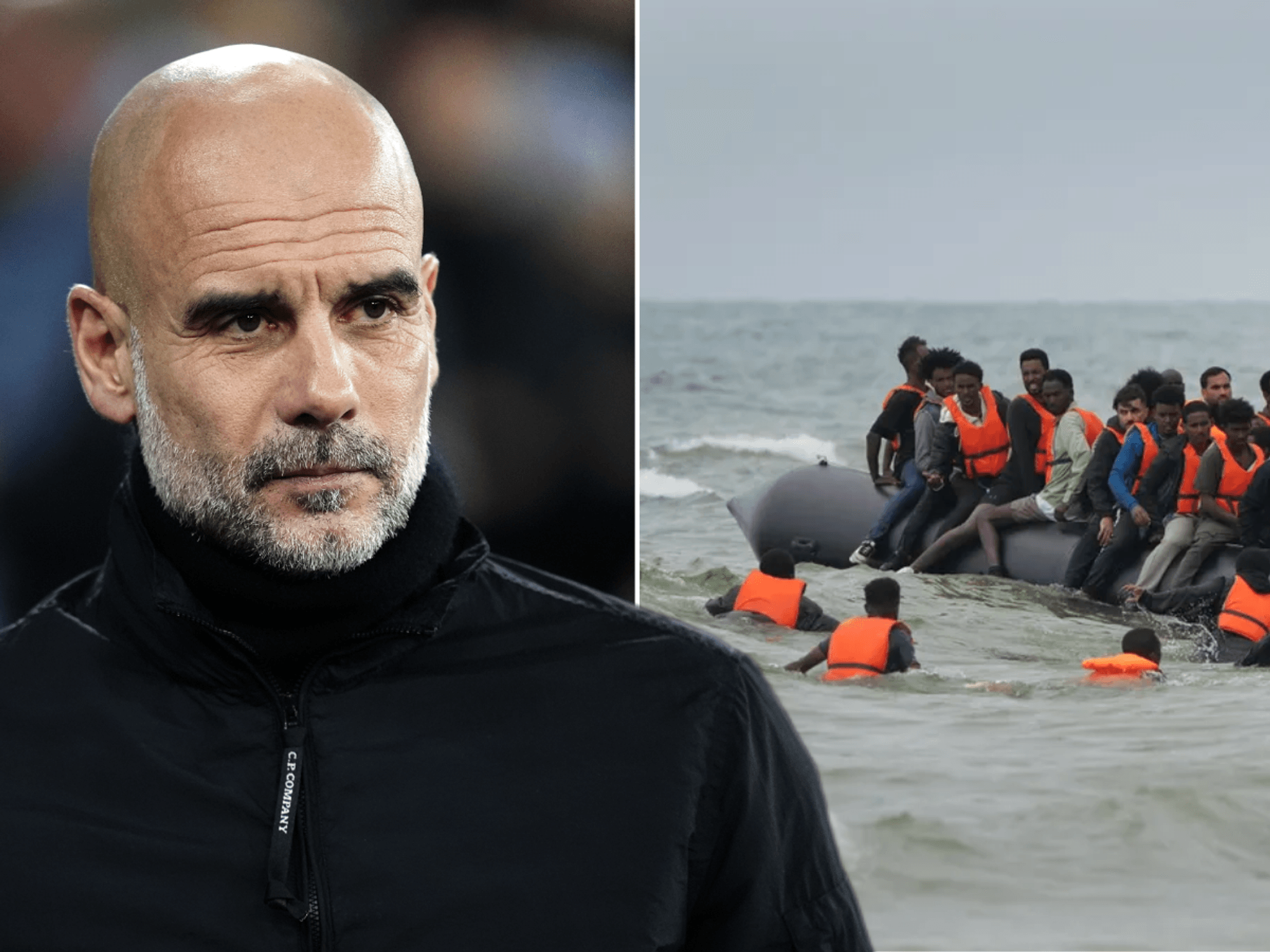 'Rescue them!' Pep Guardiola weighs in on small boats crisis in extraordinary intervention
