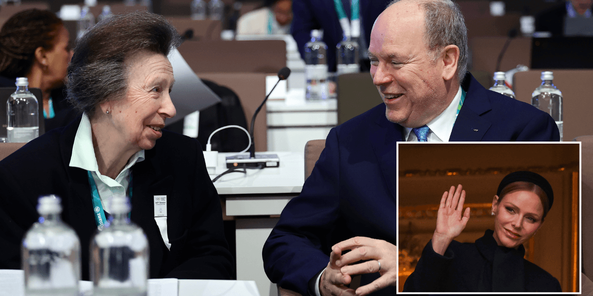 Princess Charlene absent as Prince Albert holds crunch talks with Princess Anne in Milan Princess Charlene absent as Prince Albert holds crunch talks with Princess Anne in Milan