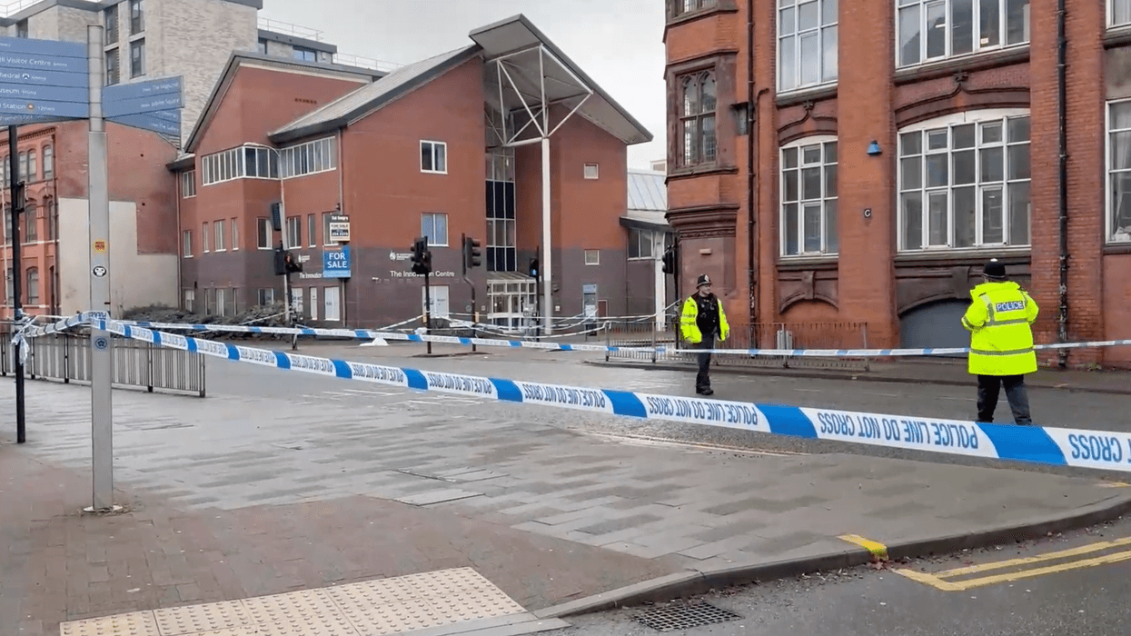 Murder investigation launched as police swarm university campus in Leicester