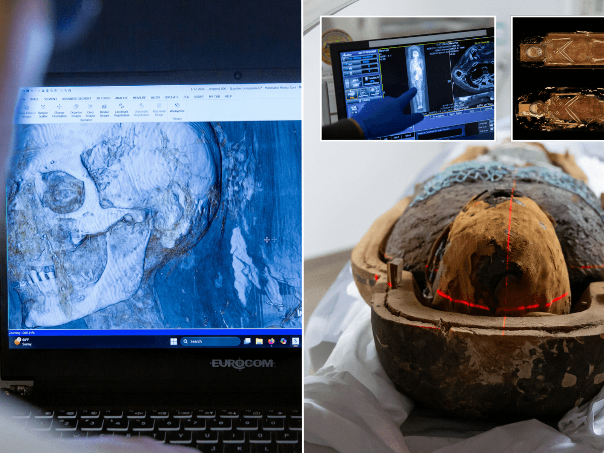 Archaeologists go INSIDE ancient Egyptian mummies in gruesome high-tech study