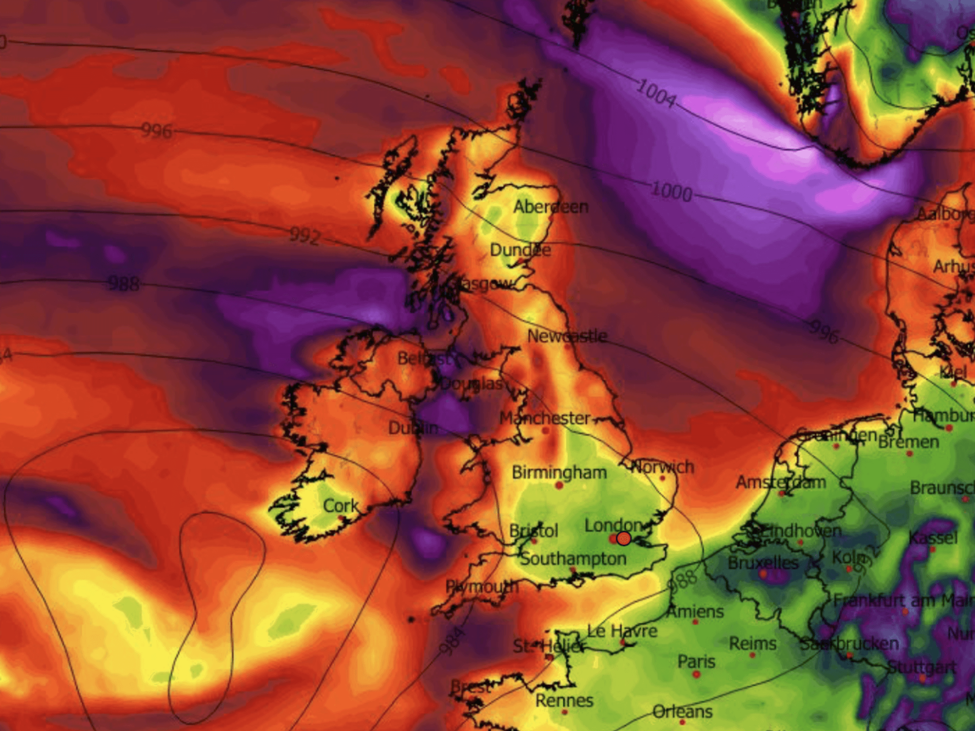 UK weather: Storm stalled off British coast threatens turbulent weekend of gale-driven downpours and snow