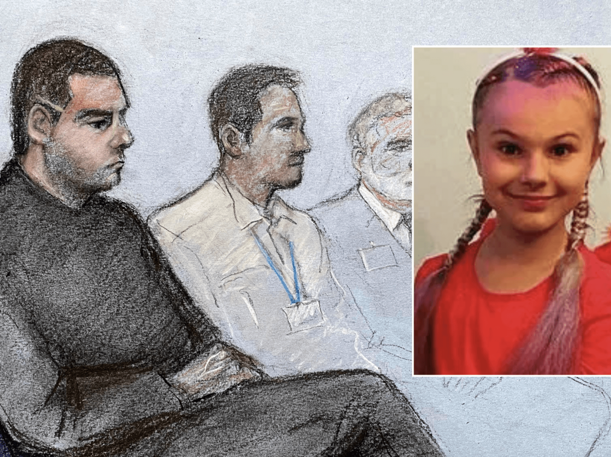 Man guilty of murdering schoolgirl, 9, on street while she played with hula hoop