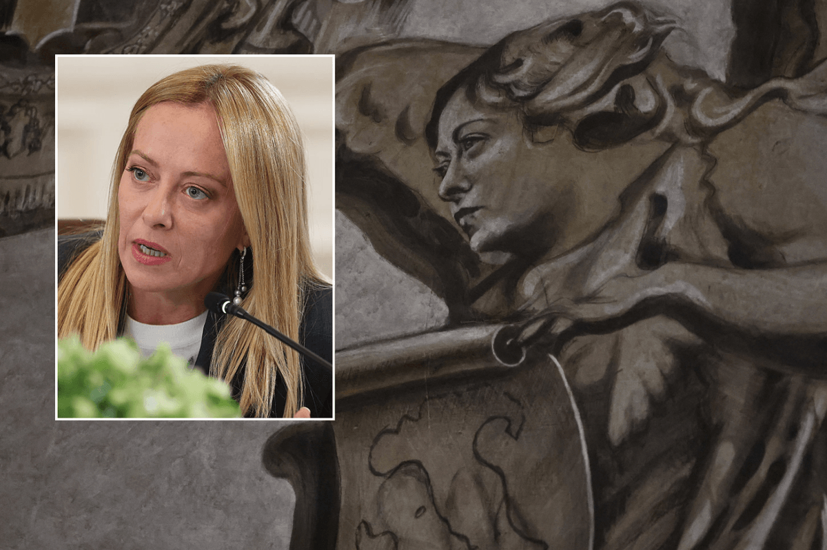 Artist ordered to scrub off face of angel on church fresco after cherub shared remarkable resemblance to Giorgia Meloni