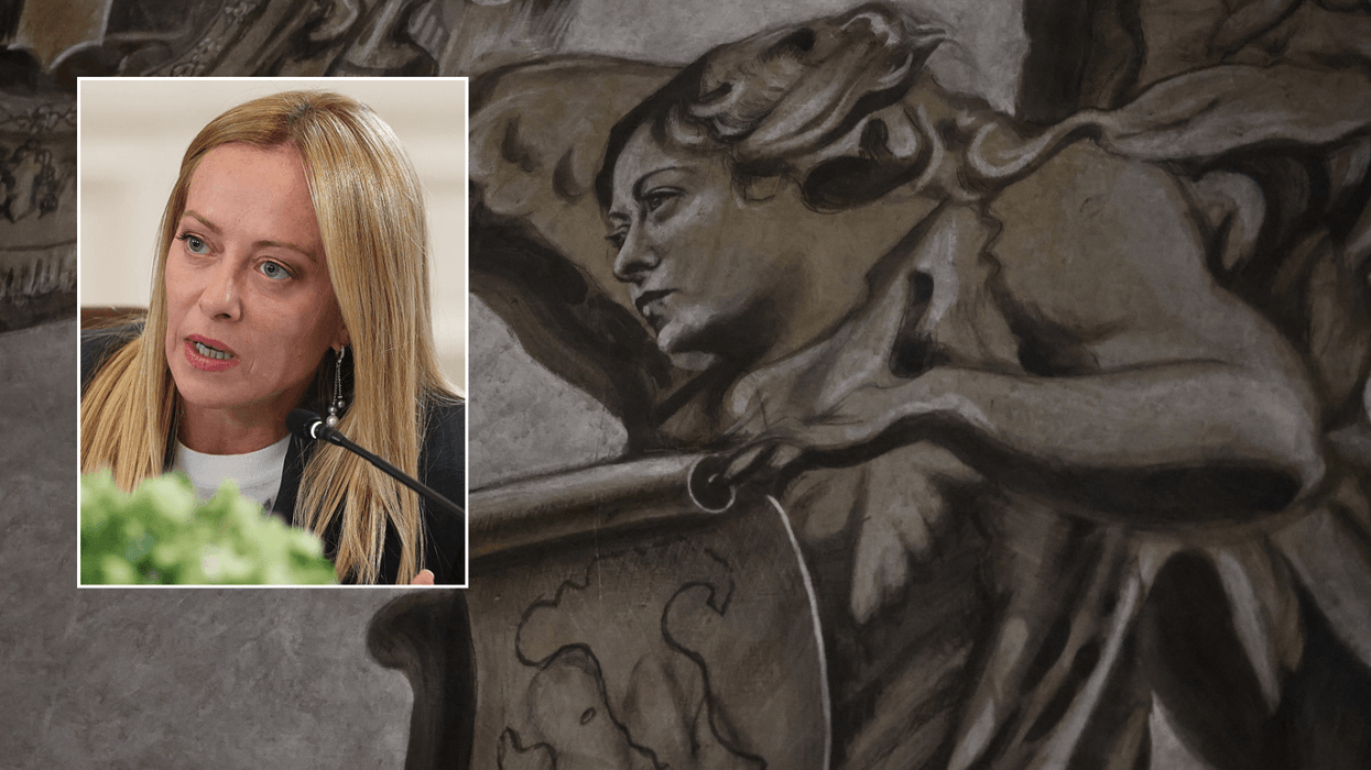 Artist ordered to scrub off face of angel on church fresco after cherub shared remarkable resemblance to Giorgia Meloni