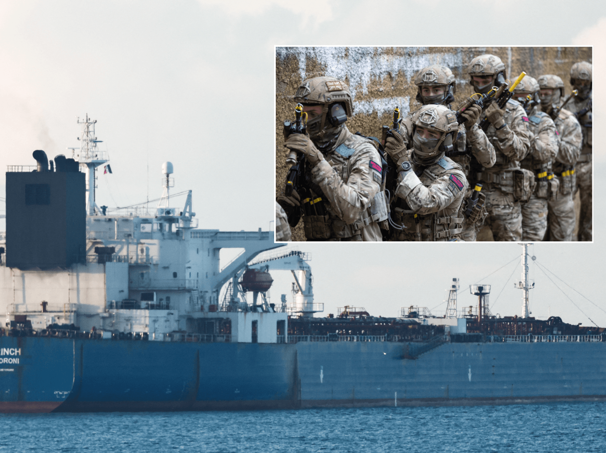 British marines 'champing at the bit' to seize Russia-linked shadow fleet tanker