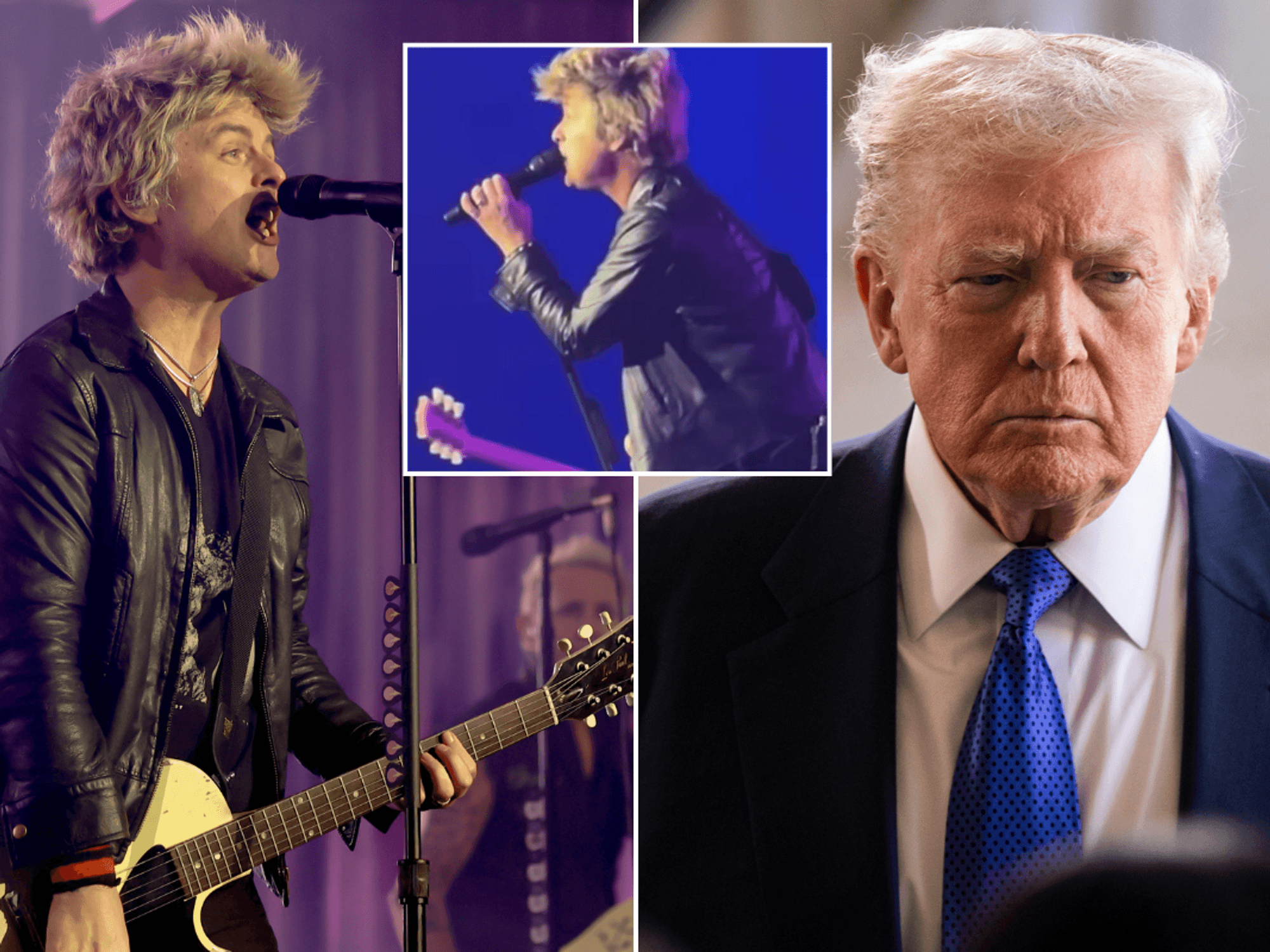 Green Day urges ICE agents to 'quit your sh**ty jobs' as singer slams Donald Trump ahead of Super...