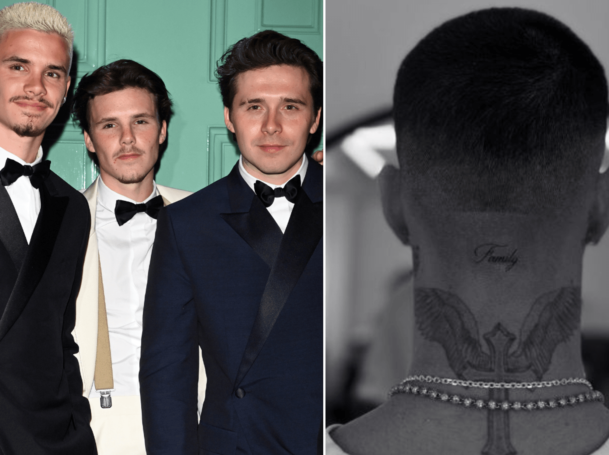 Romeo Beckham sends brutal message to brother Brooklyn amid family feud as he unveils pointed new tattoo
