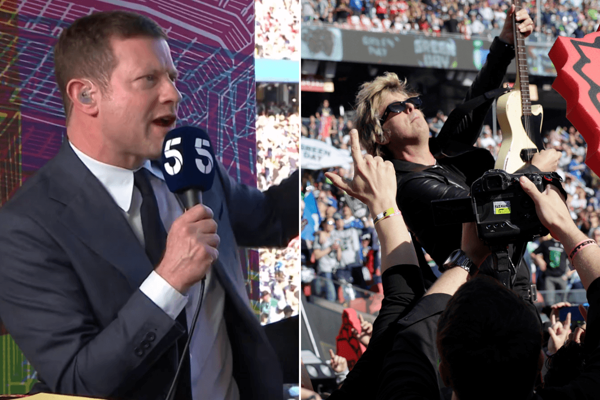 Channel 5 Super Bowl coverage sparks outrage after 'shameful' decision during Green Day performance: 'So out of touch!'