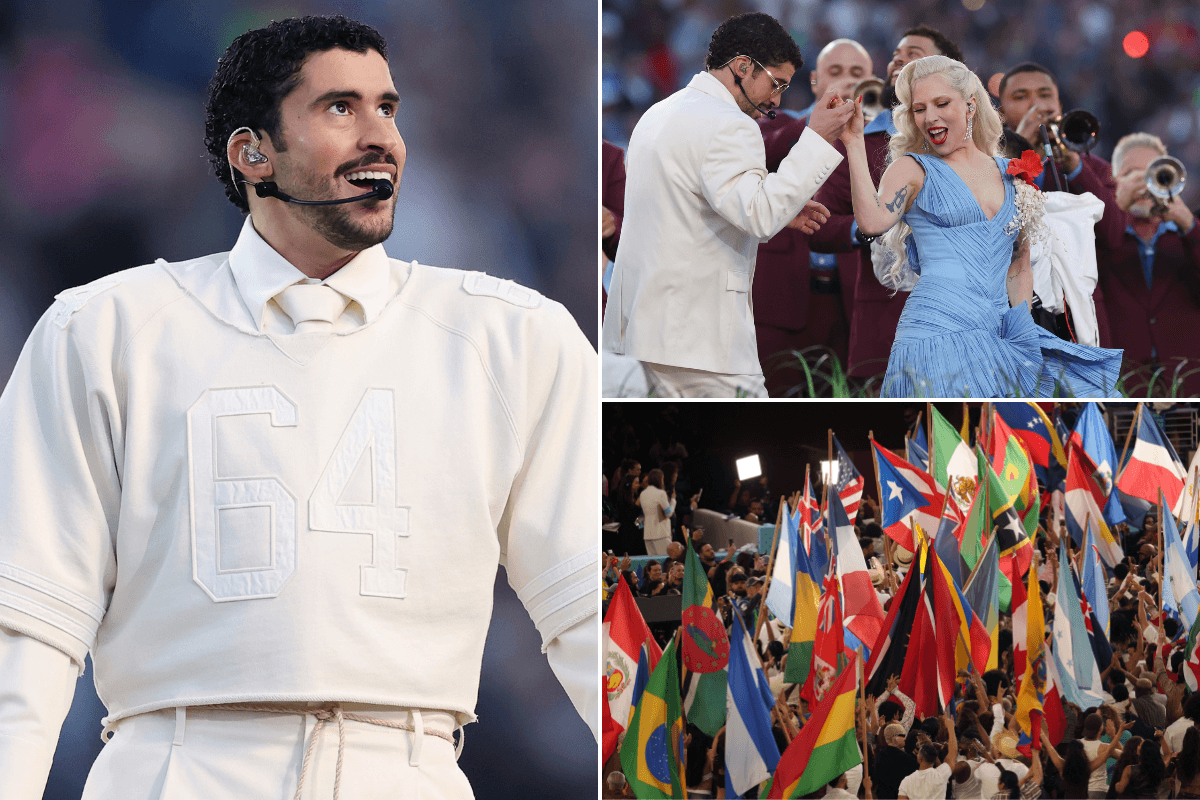 Super Bowl LX viewers blast 'WOKEST half-time show EVER' as Bad Bunny performs entirely in Spanish with subtle political digs