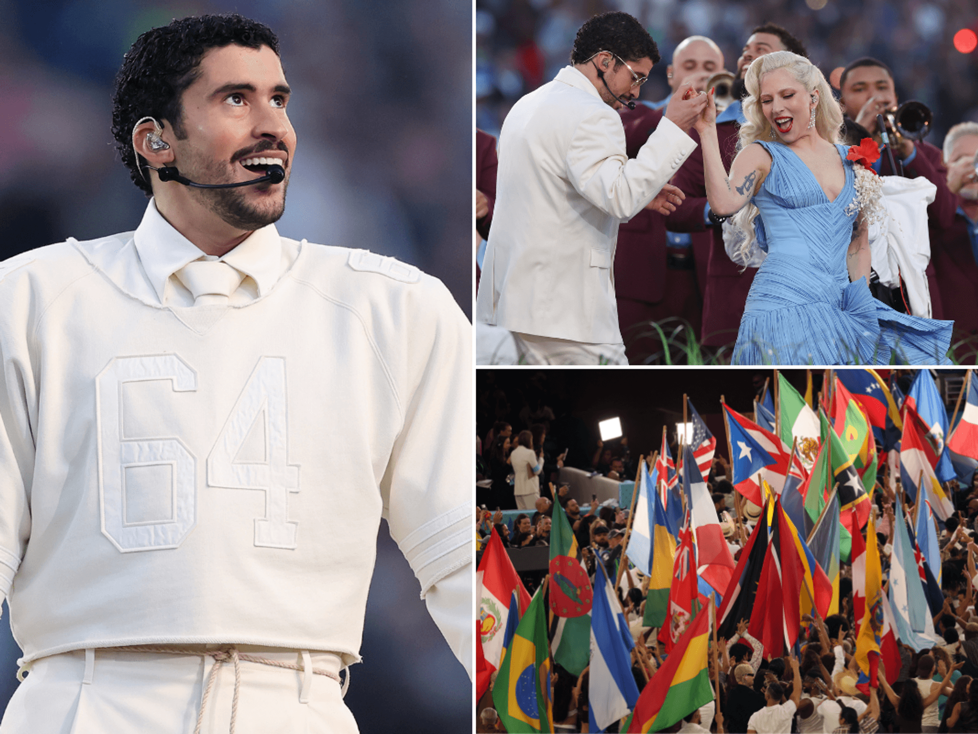 Super Bowl LX viewers blast 'WOKEST half-time show EVER' as Bad Bunny performs entirely in Spanis...