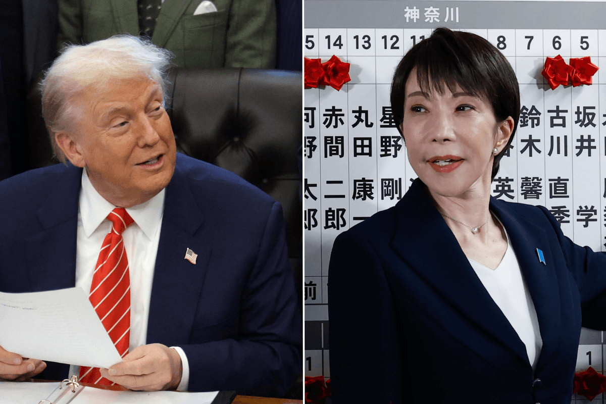 Donald Trump pours praise on 'Japan's Margaret Thatcher' after PM wins landslide majority in election