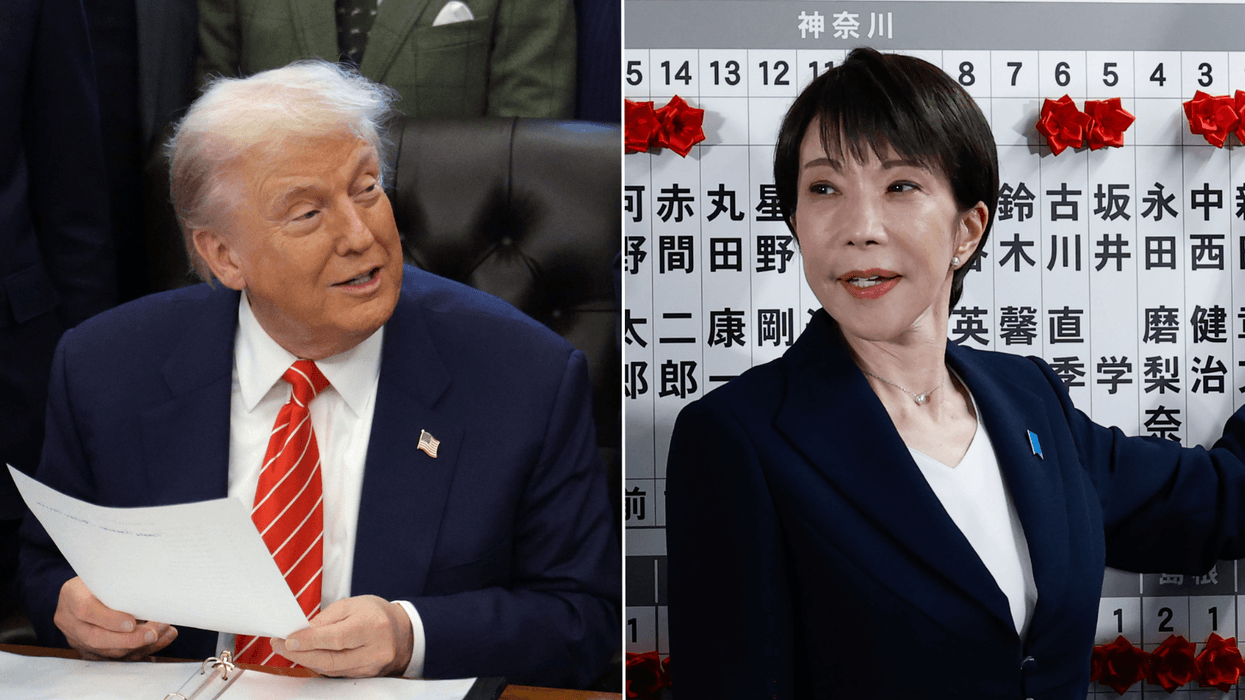 Donald Trump pours praise on 'Japan's Margaret Thatcher' after PM wins landslide majority in election