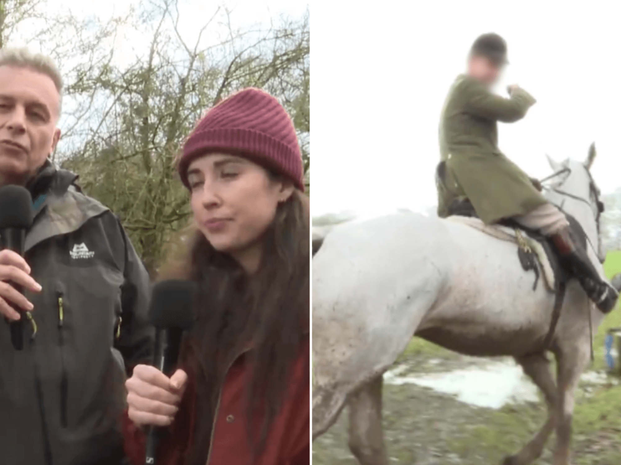 Chris Packham slammed after he and step-daughter Megan McCubbin 'harass' huntsmen for five hours