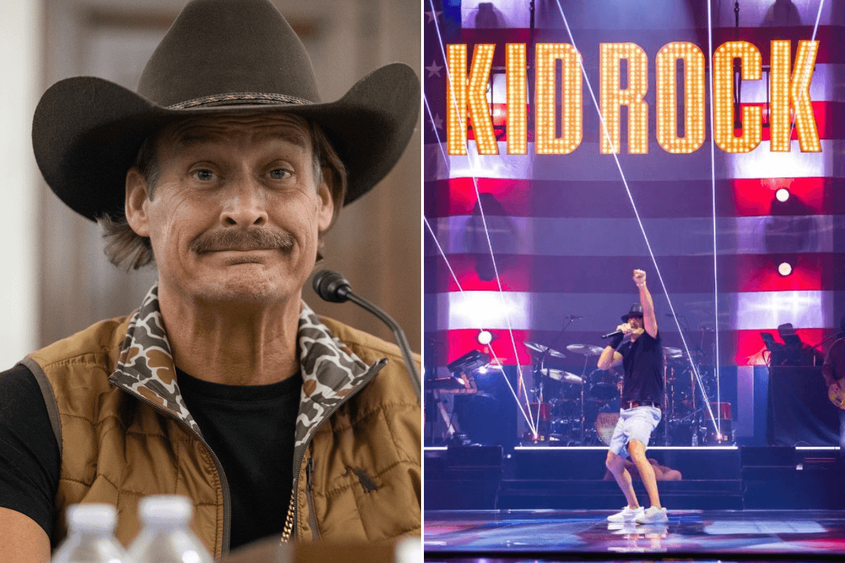 Kid Rock sets record straight on 'lip-syncing' row after Turning Point USA's Super Bowl show as he makes Bad Bunny jibe